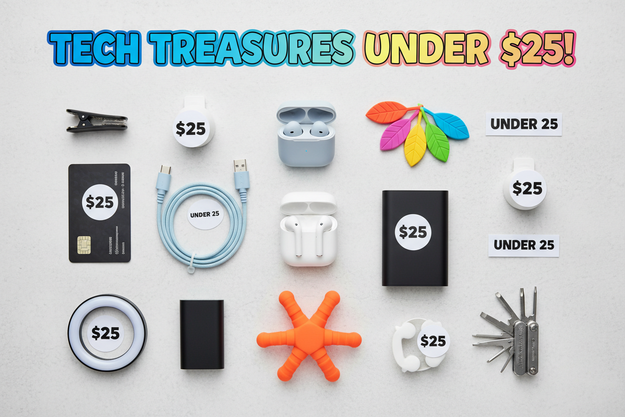 Best Tech Gadgets Under $25 That Actually Work