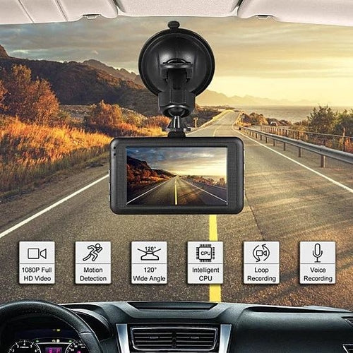 1080P Dash Cam - G-Sensor, Loop Recording, Wide Angle Car Camera