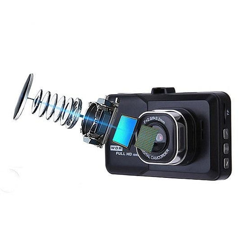 1080P Dash Cam - G-Sensor, Loop Recording, Wide Angle Car Camera