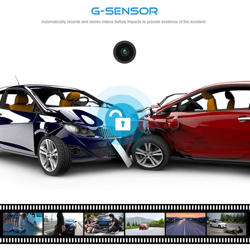 1080P Dash Cam - G-Sensor, Loop Recording, Wide Angle Car Camera