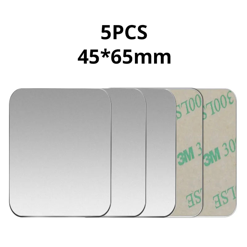 Magnetic Metal Plate for Car Phone Holder - Universal Adhesive Disk for Magnet Mounts
