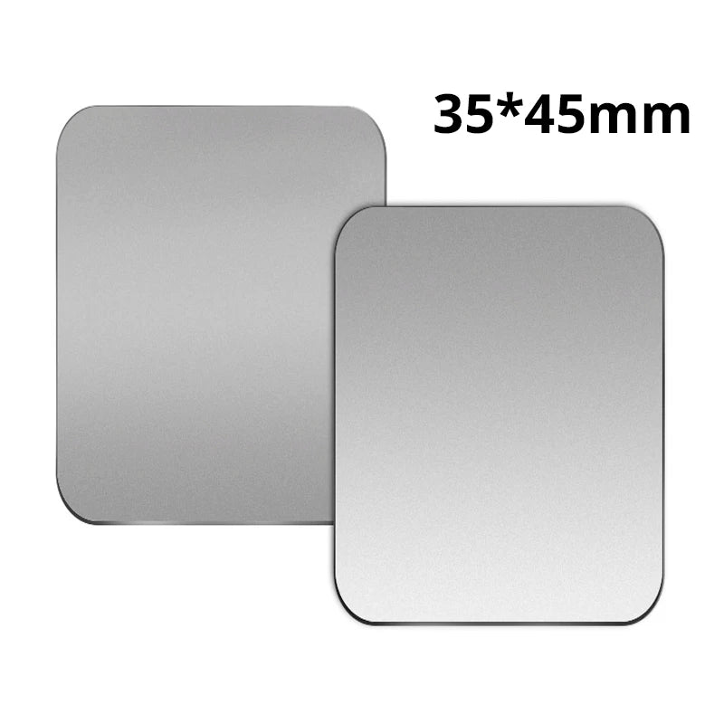 Magnetic Metal Plate for Car Phone Holder - Universal Adhesive Disk for Magnet Mounts