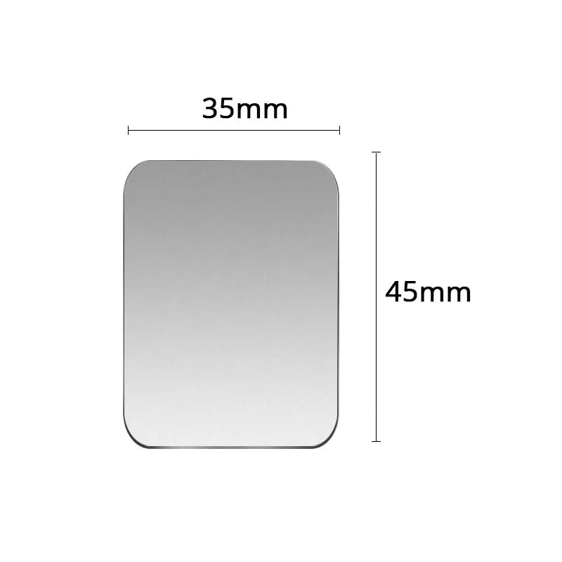 Magnetic Metal Plate for Car Phone Holder - Universal Adhesive Disk for Magnet Mounts