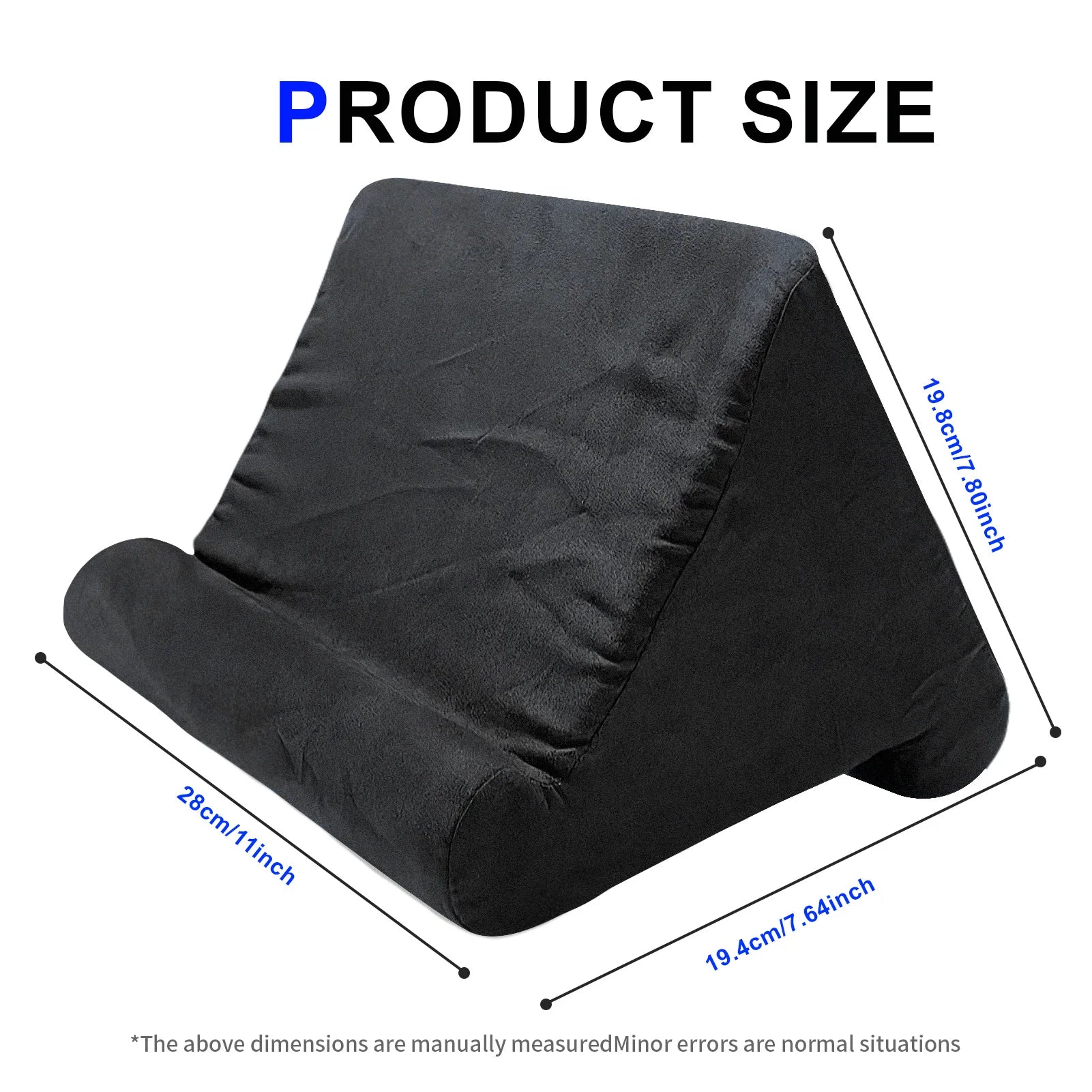 Soft Pillow Tablet Stand - Multi-Angle Adjustable Reading Holder for iPad & Tablets