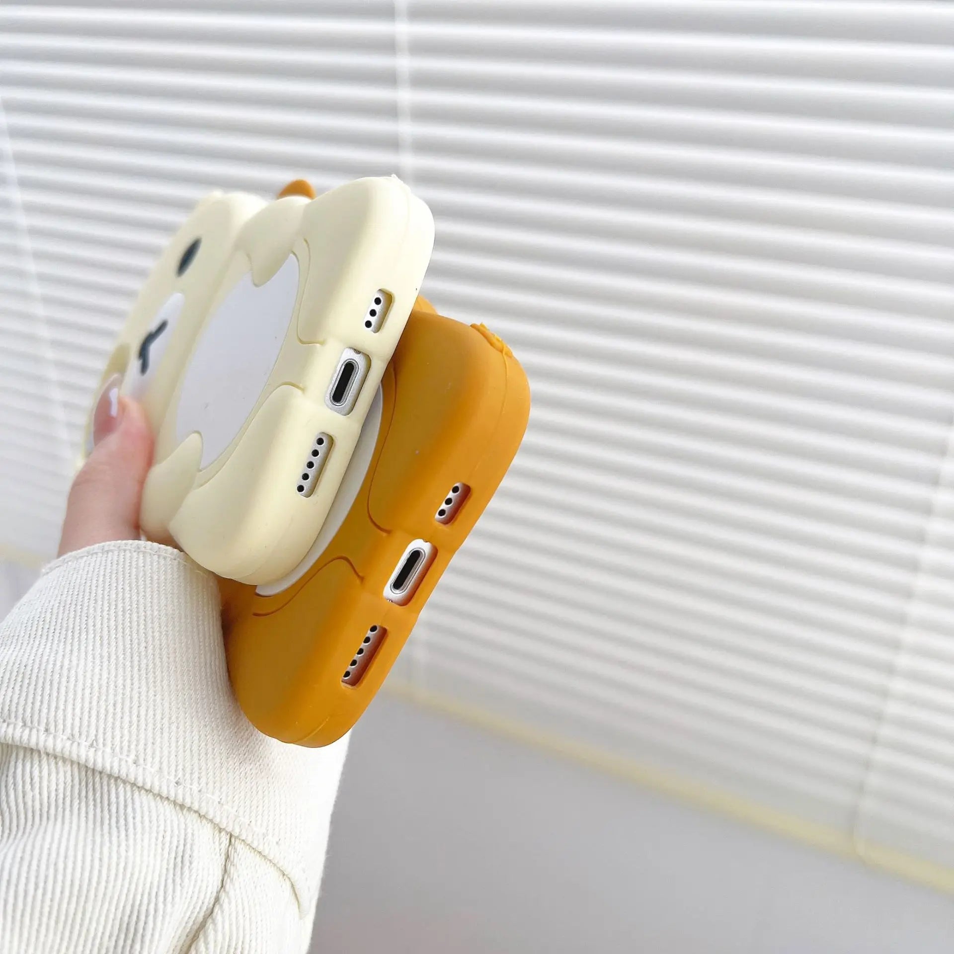 Rilakkuma Bear Silicone Case for iPhone - Cute Soft Cover for All Models