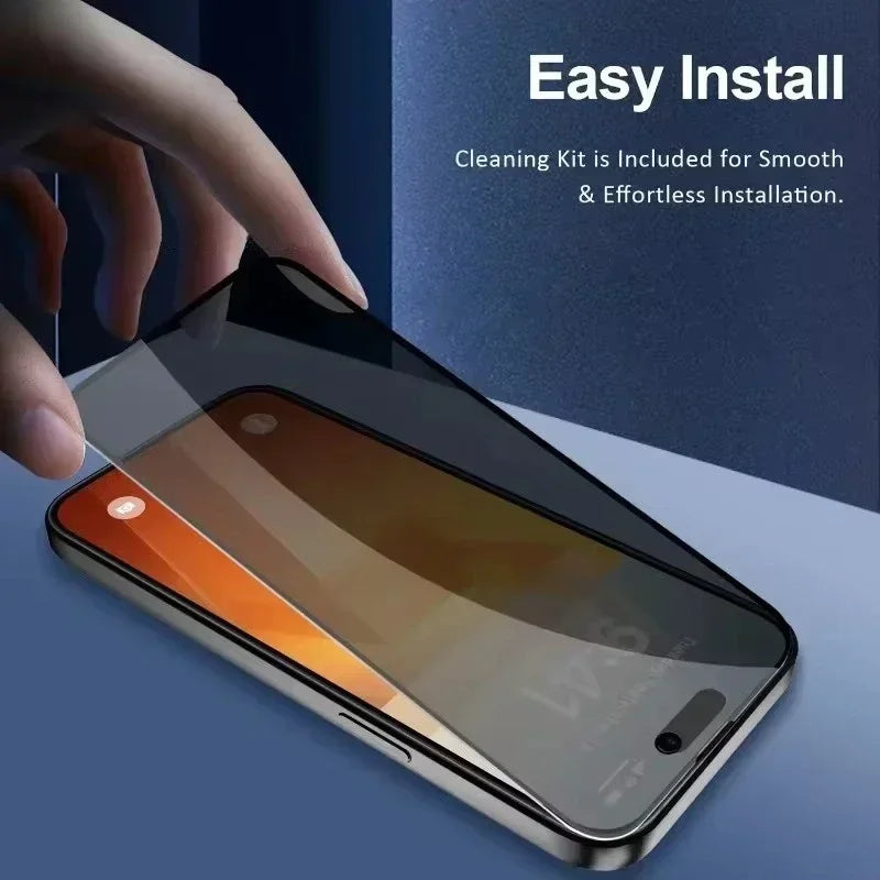 Privacy Screen Protector for iPhone - Anti-Spy Tempered Glass 5-Pack