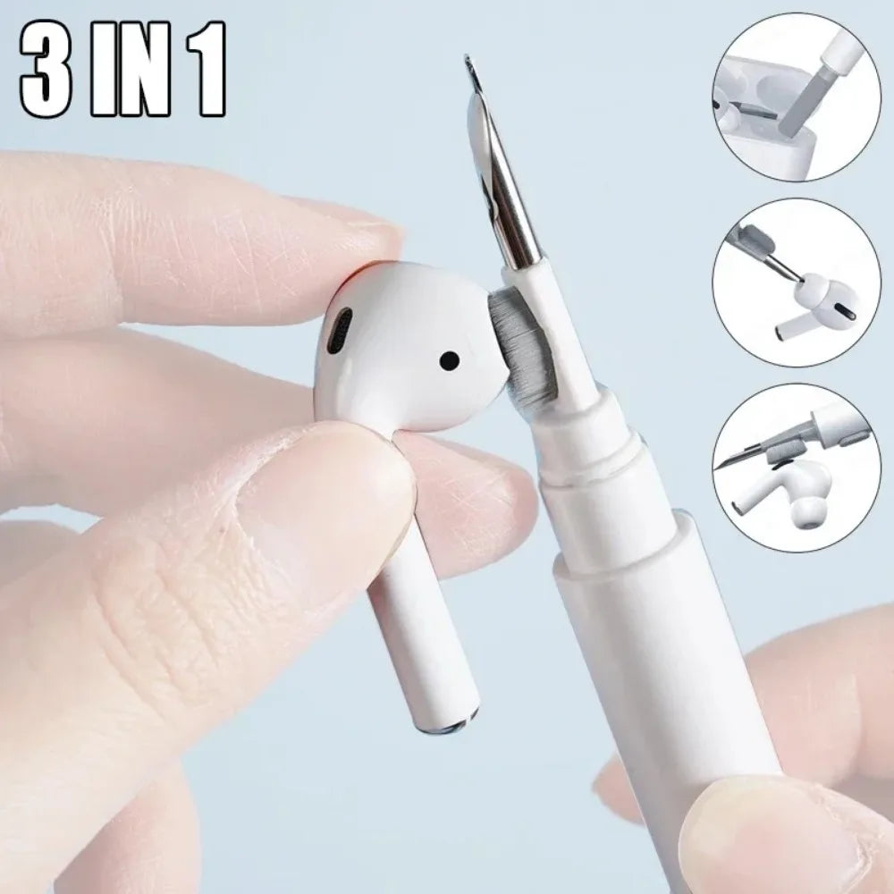 2-in-1 AirPods Cleaning Kit - Cleaner Pen & Brush Set for Earbuds & Cases