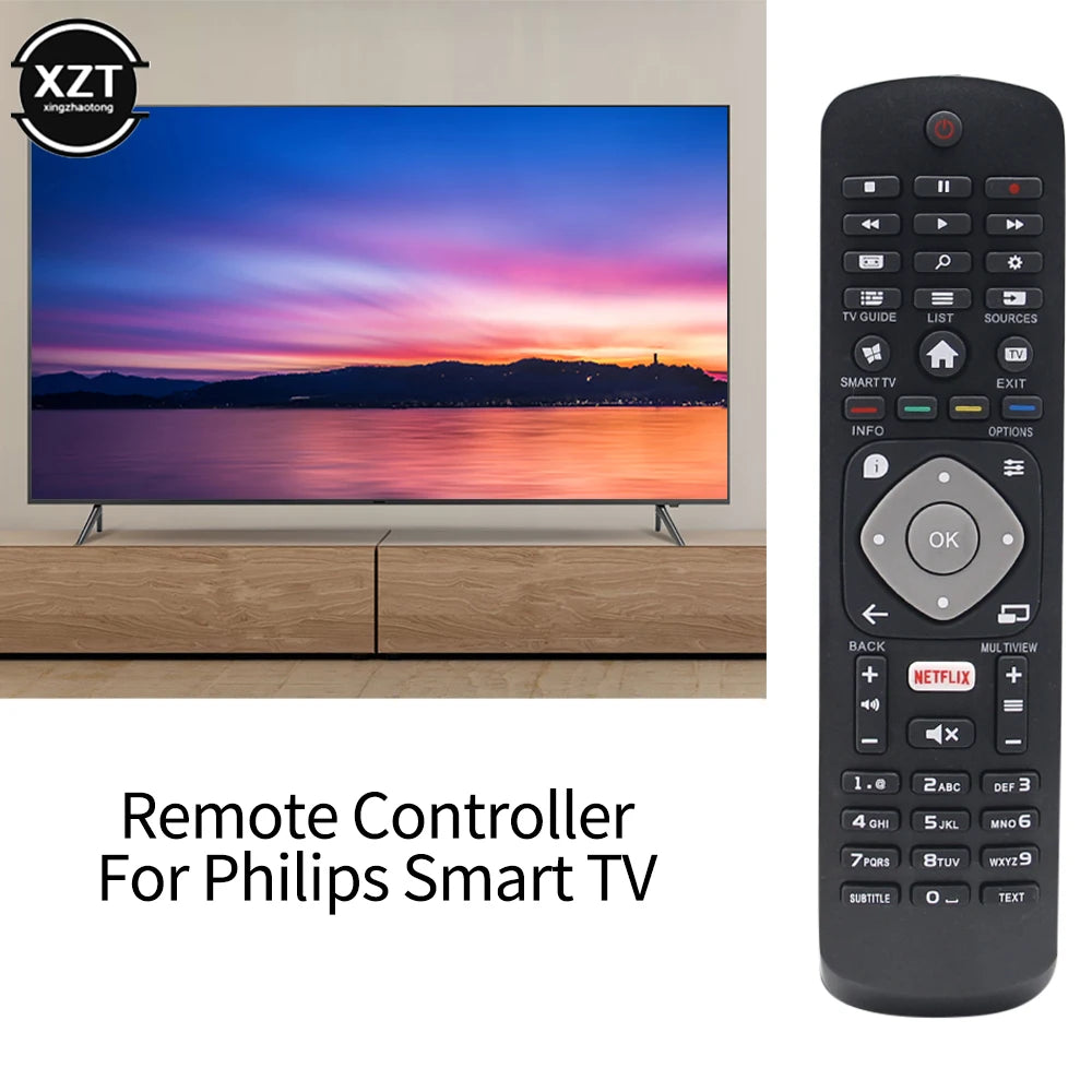 Philips TV Replacement Remote Control - Netflix Button, Model 398GR8BDXNEPHH