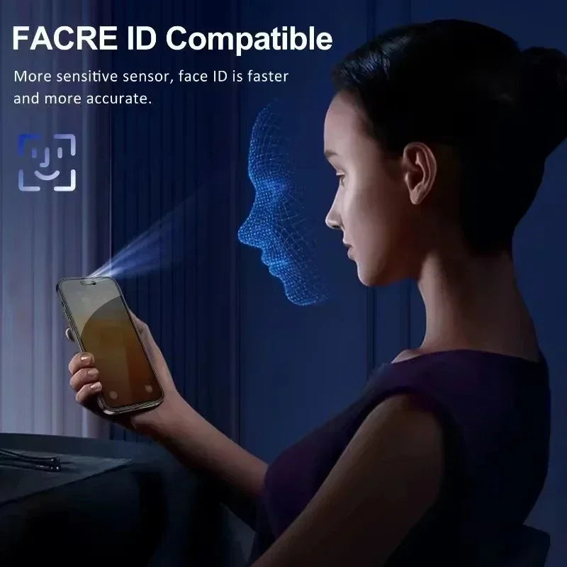 Privacy Screen Protector for iPhone - Anti-Spy Tempered Glass 5-Pack