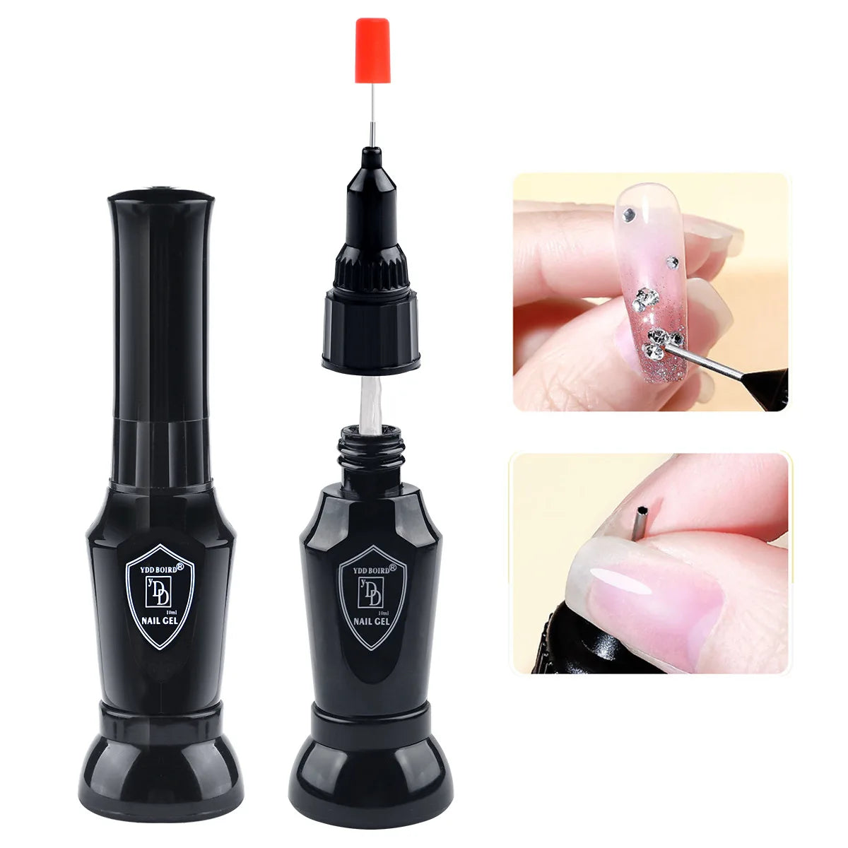 Nail Rhinestone Glue Gel - Super Strong 3D Nail Art Adhesive